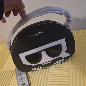 Karl Lagerfeld Maybelle Crossbody Top Handle Bag 8.5" MSRP $178